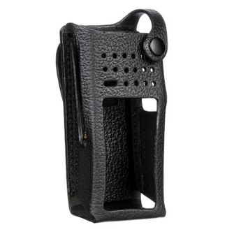 991026 Funkholster Leder / PMLN5838 / Gurtschlaufe 70mm / für MOTOROLA DP4600 / DP4800