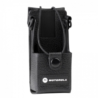 991027 Funkholster Leder / RLN5383A / Gurtschlaufe / für MOTOROLA CP040 / DP1400