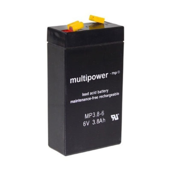 MULTIPOWER MP3.8-6 6V 3.8Ah Pb