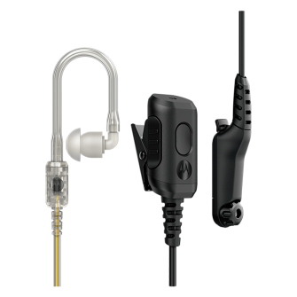 MOTOROLA PMLN8083 Ohrhörer mit IMPRES Audio / Inline Mikrofon und separate PTT-Leitung / ORIGINAL
