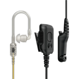 MOTOROLA PMLN8342 Diskret-Hörsprechgarnitur / 2 Kabel PTT zu MOTOTRBO R7 / IMPRES / ORIGINAL