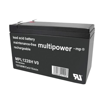 MULTIPOWER MPL1228H V0 12V 7.2Ah 