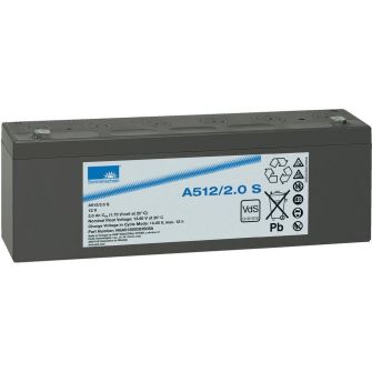 998298 EXIDE SONNENSCHEIN Gel A512/2.0S - 0789520200 12V 2Ah Pb / VdS