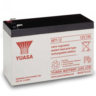 998511 YUASA NP7-12 12V 7Ah Pb / VdS