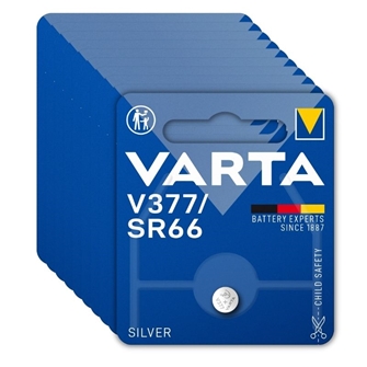 VARTA ELECTRONICS V377 1.55V Silver