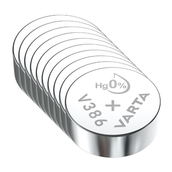 VARTA ELECTRONICS V386 1.55V Silver