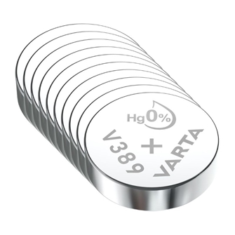 VARTA ELECTRONICS V389 1.55V Silver