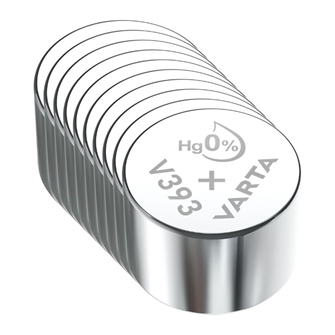 VARTA ELECTRONICS V393 1.55V Silver