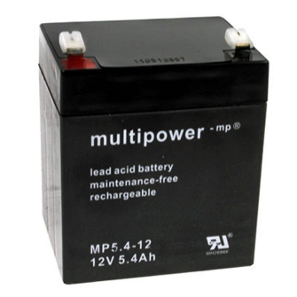998951 MULTIPOWER MP5.4-12 12V 5.4Ah Pb