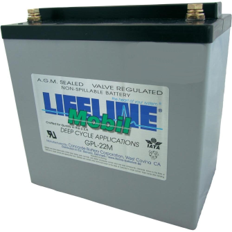 999192 LIFELINE GPL-22M 12V 55Ah Pb AGM