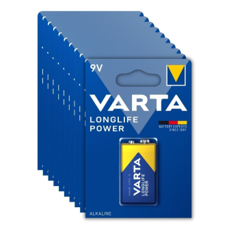 VARTA LONGLIFE POWER 4922 E-Block 6LR3146 9V Alkaline