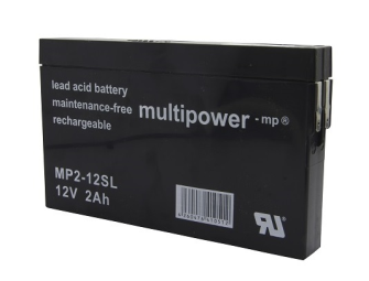 999899 MULTIPOWER MP2-12SL 12V 2Ah Pb