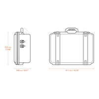 TRACER Powerbox 12V 80Ah LiFePO4 Peli™ Case Kit / IP67