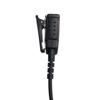 AKKUPOINT Kragenmikrofon / PTT mit 80cm glattem Kabel zu TPH900 / CTIA Pinning