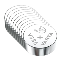 VARTA ELECTRONICS V386 1.55V Silver