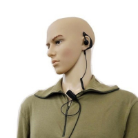 H&amp;#246;rsprechgarnitur mit Ohrh&amp;#228;nger Flex / 2 Kabel ab PTT getrennt / Spiralkabel f&amp;#252;r TPH700