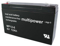 999212 MULTIPOWER MP12-6 6V 12Ah Pb