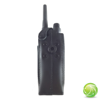 AKKUPOINT Funkholster Leder &amp;quot;Rotations-Clip&amp;quot; / zu TPH700