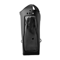 AKKUPOINT Funkholster Leder &amp;quot;Halbmond-Clip&amp;quot; metall / zu TPH700