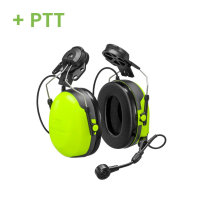 3M Peltor CH-3 FLX2 Geh&amp;#246;rschutz mit Helmbefestigung und integriertem PTT / gelb / CE