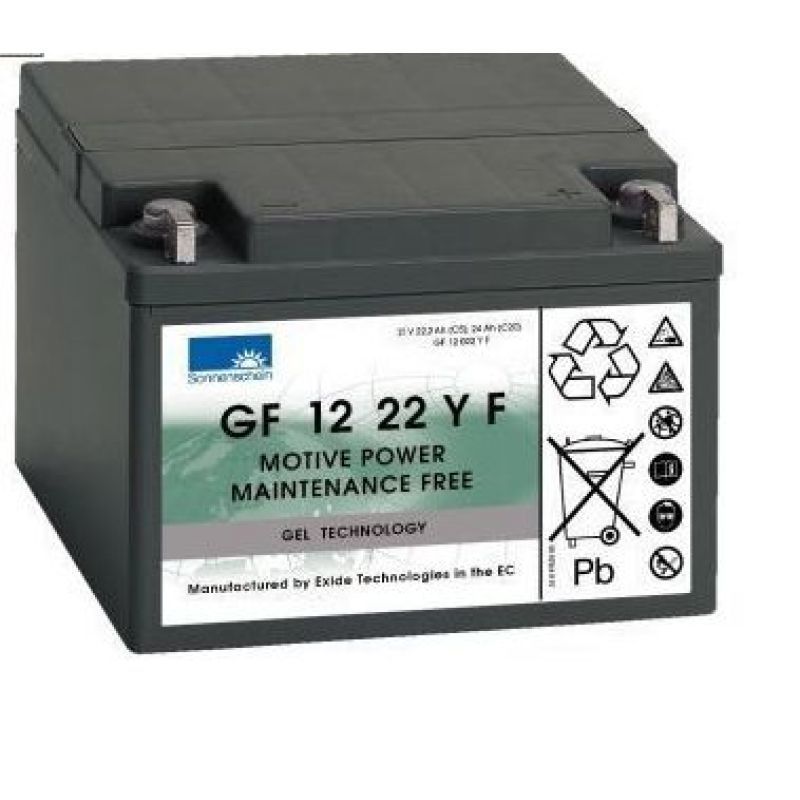 998620 EXIDE SONNENSCHEIN Gel Cyclic GF 12 022 Y F / 12V 22.2Ah (5h) Pb