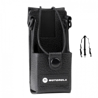 Holster leather / RLN5383A3P / belt loop / 3-Point-strap / for MOTOROLA CP040 / DP1400
