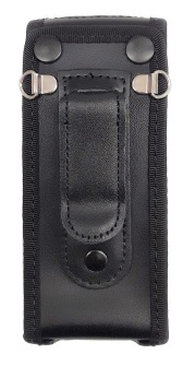 SEPURA Housse en cuir / clip ceinture / 2x D-ring / pour STP8000/9000