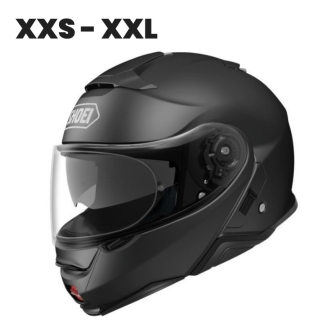 SHOEI Neotec II Motorcycle flip-up helmet P/J homologated without headset / BLACK matt / M