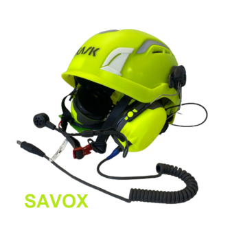 KASK / PELTOR helmet set for machinist / Nexus SAVOX RMS / yellow
