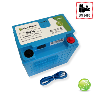 AKKUPOINT AP12V50-SM 12.8V 50Ah 640Wh LiFePO4