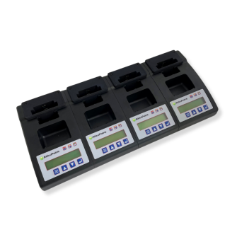 AIRBUS / POLYCOM / TETRAPOL / EADS / Chargeur et testeur pour batteries TPH700 / TPH900 / 4 stations