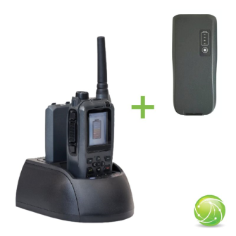 AKKUPOINT Bundle avec chargeur TPH900 + batterie radio LED