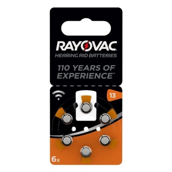 RAYOVAC piles pour appareils auditifs V13 1.45V Zinc-air