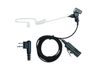 HEADSET for concealed carry / Standard-PTT and additional Inline-PTT for MOTOROLA