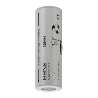 HEINE Batterie m&amp;#233;dicale pour Opthalmoscope X-02.99.382 / X02.99.382 / X002.99.382 / ORIGINAL