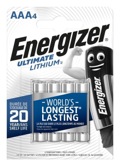 998514 ENERGIZER Ultimate Lithium L92 FR03 AAA 1.5V
