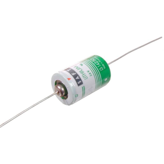 SAFT LS14250CNA 1/2AA 3.6V 1.2Ah Lithium with axial wire