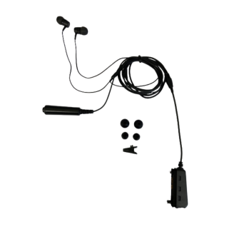 HEADSET for concealed carry with Sony KH / Inline and Torpedo-PTT and microphone for EADS MATRA G2
