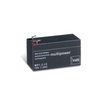 MULTIPOWER MP1.2-12 / 12V 1.2Ah Pb / VdS