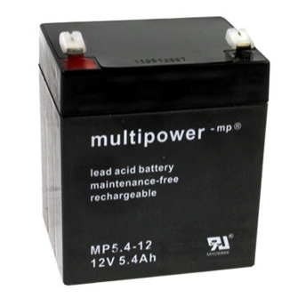 MULTIPOWER MP5.4-12 12V 5.4Ah Pb