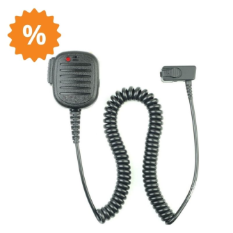  AIRBUS / POLYCOM / TETRAPOL / EADS Speaker microphone with red LED / torch lamp function for TPH700