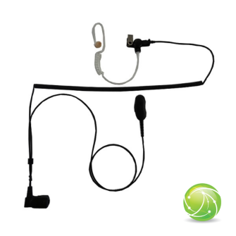 AKKUPOINT HEADSET &quot;lock type&quot; / 2 cords separate from connector / 1 spiral cable