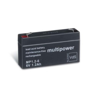 MULTIPOWER MP1.2-6 6V 1.2Ah Pb