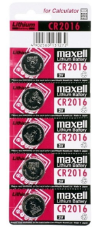 999478 MAXELL CR2016 3V Lithium