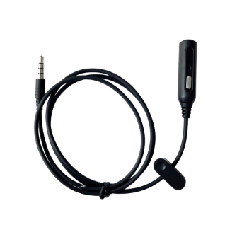 SMARTPHONE PTT-Adapter f&#252;r offene Tragweise mit 3.5 mm Buchse und Mikrofon