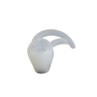 In-ear inset EAR FIN&amp;#174; silicone for acoustic tube / SMALL RIGHT