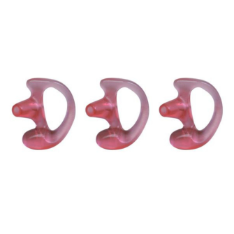 Oreillette silicone pour tube acoustique / GRANDE GAUCHE / 3pcs.
