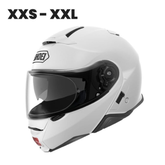 SHOEI Neotec II Motorcycle flip-up helmet P/J homologated without headset / WHITE / M