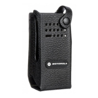 991025 Funkholster Leder / PMLN5839 / Gurtschlaufe 70mm / f&#252;r MOTOROLA DP4400