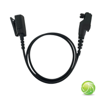 AKKUPOINT Collar microphone / PTT with 80 cm plain cable for TPH900